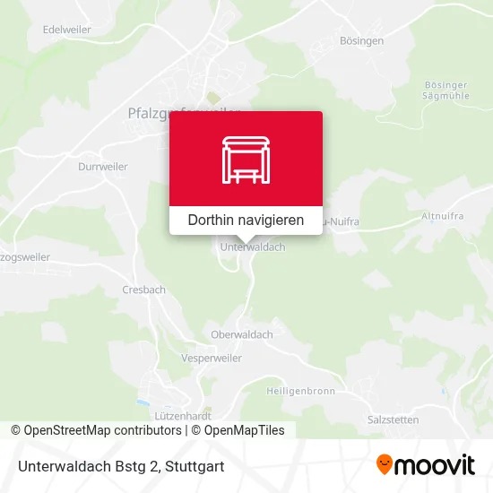 Unterwaldach Bstg 2 Karte