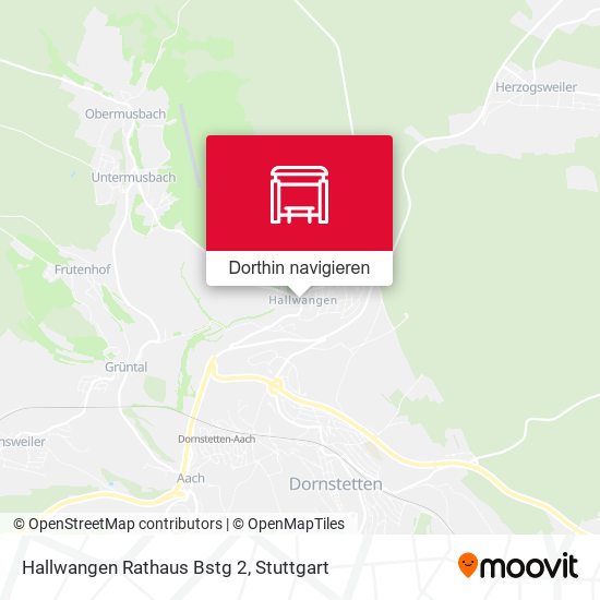 Hallwangen Rathaus Bstg 2 Karte