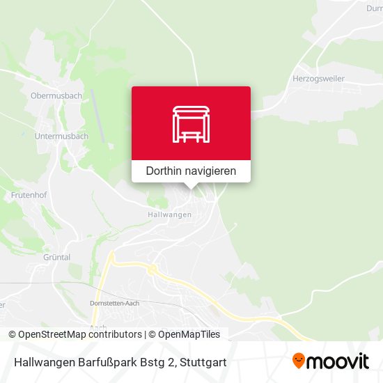 Hallwangen Barfußpark Bstg 2 Karte