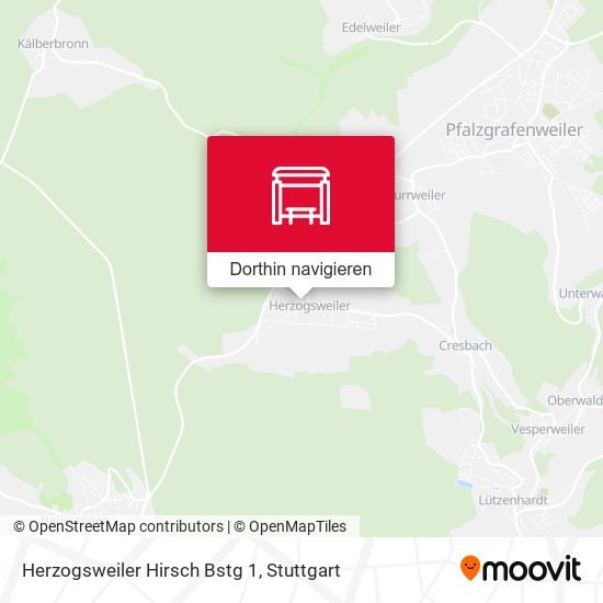 Herzogsweiler Hirsch Bstg 1 Karte
