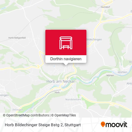 Horb Bildechinger Steige Bstg 2 Karte