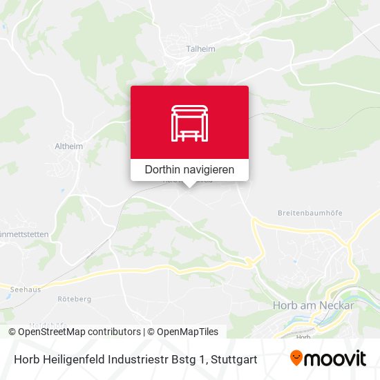 Horb Heiligenfeld Industriestr Bstg 1 Karte