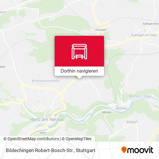 Bildechingen Robert-Bosch-Str. Karte