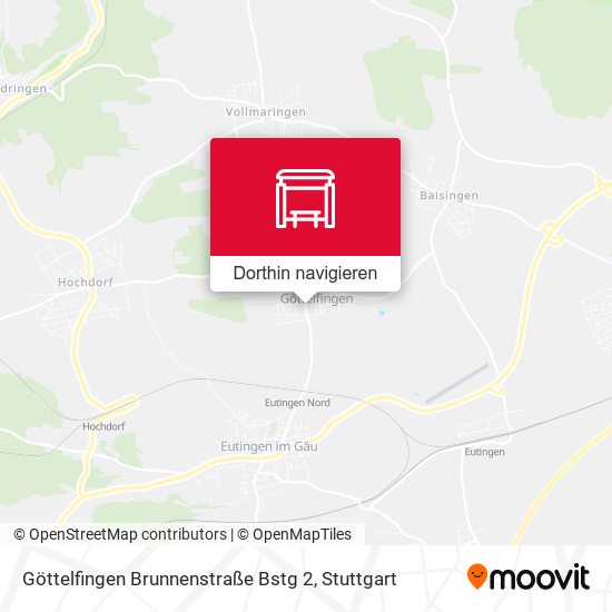 Göttelfingen Brunnenstraße Bstg 2 Karte
