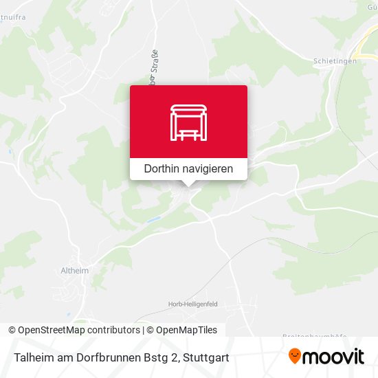 Talheim am Dorfbrunnen Bstg 2 Karte