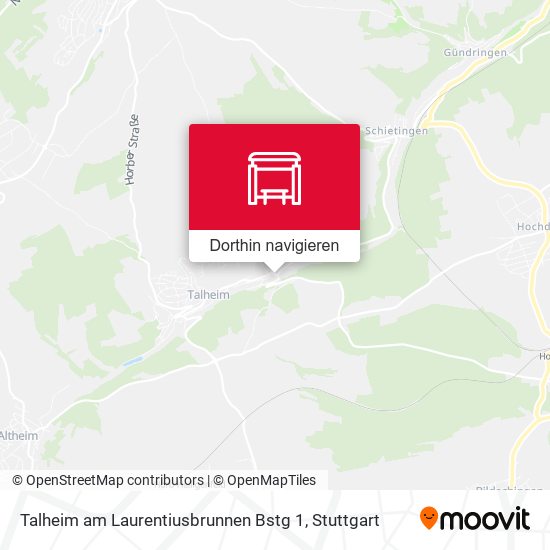 Talheim am Laurentiusbrunnen Bstg 1 Karte