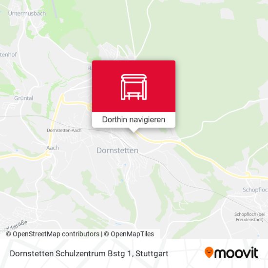 Dornstetten Schulzentrum Bstg 1 Karte