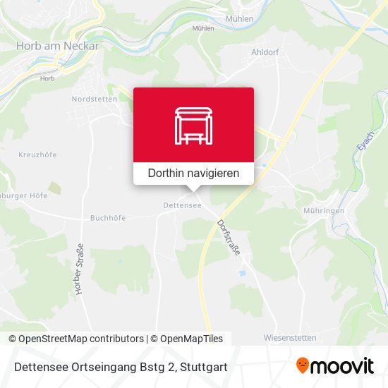 Dettensee Ortseingang Bstg 2 Karte