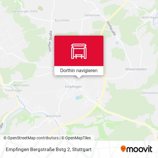 Empfingen Bergstraße Bstg 2 Karte