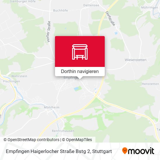 Empfingen Haigerlocher Straße Bstg 2 Karte