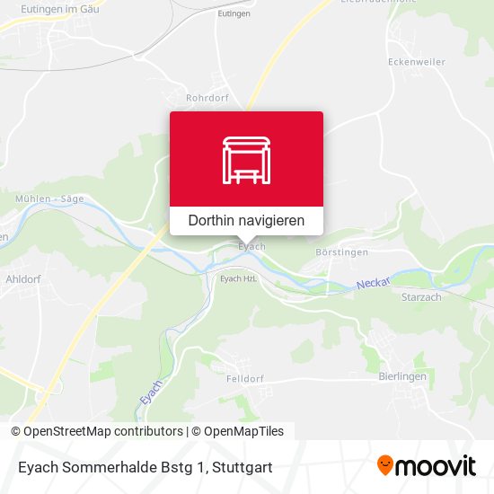 Eyach Sommerhalde Bstg 1 Karte