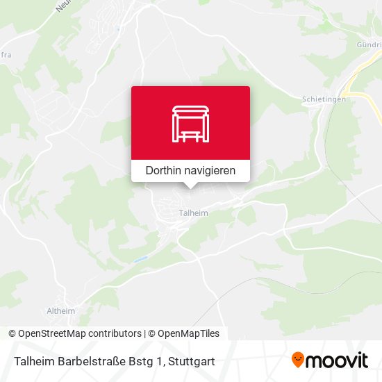 Talheim  Barbelstraße Bstg 1 Karte