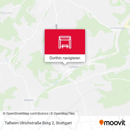 Talheim Ulrichstraße Bstg 2 Karte