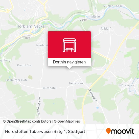 Nordstetten Taberwasen Bstg 1 Karte