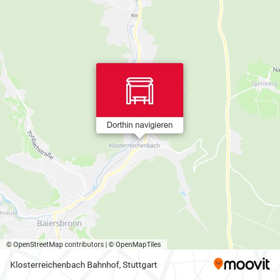 Klosterreichenbach Bahnhof Karte