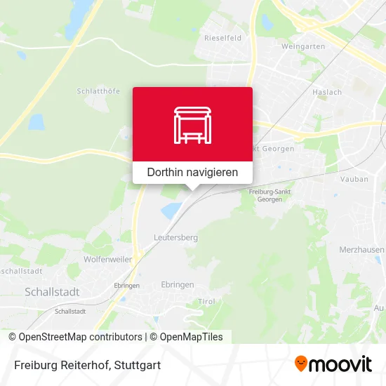 Freiburg Reiterhof Karte