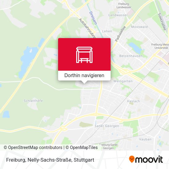 Freiburg, Nelly-Sachs-Straße Karte