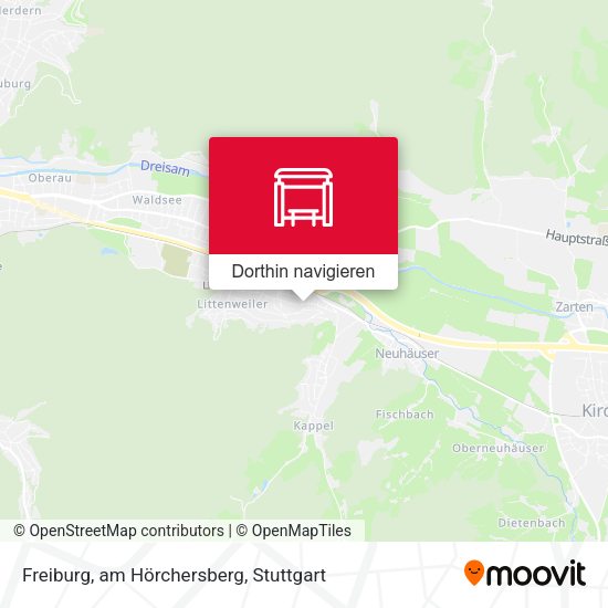 Freiburg, am Hörchersberg Karte