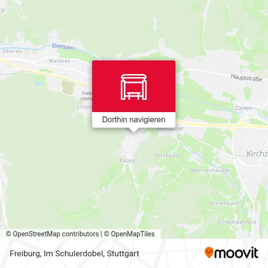 Freiburg, Im Schulerdobel Karte