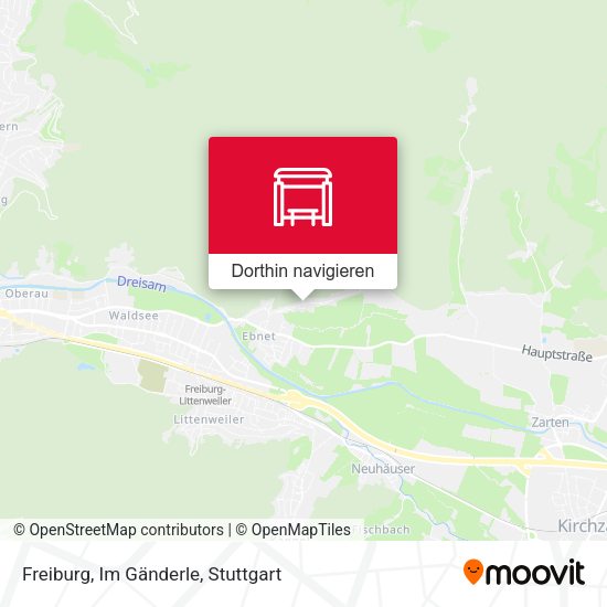 Freiburg, Im Gänderle Karte