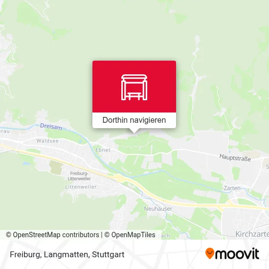Freiburg, Langmatten Karte