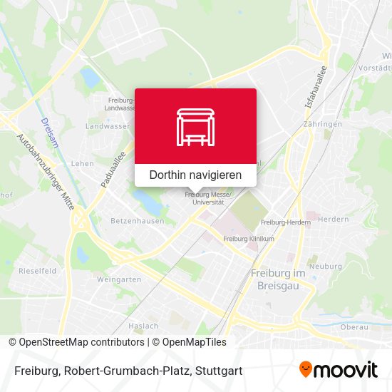 Freiburg, Robert-Grumbach-Platz Karte