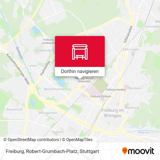 Freiburg, Robert-Grumbach-Platz Karte