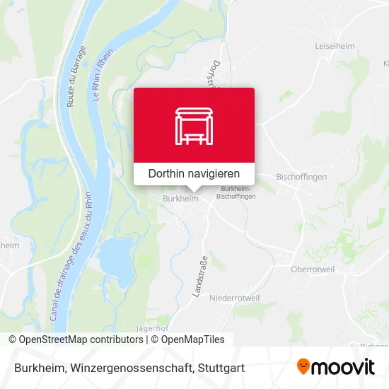 Burkheim, Winzergenossenschaft Karte