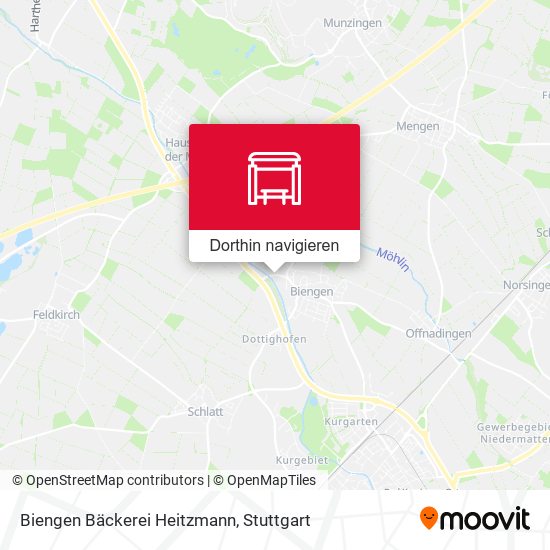 Biengen Bäckerei Heitzmann Karte