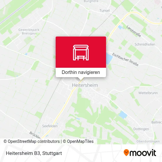 Heitersheim B3 Karte
