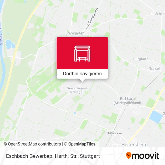 Eschbach Gewerbep. Harth. Str. Karte