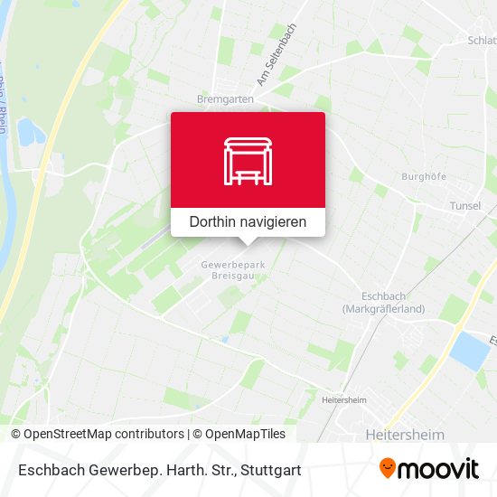 Eschbach Gewerbep. Harth. Str. Karte