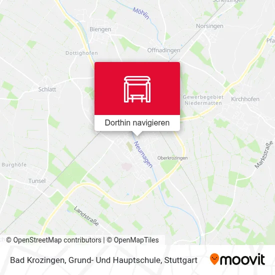 Bad Krozingen, Grund- Und Hauptschule Karte