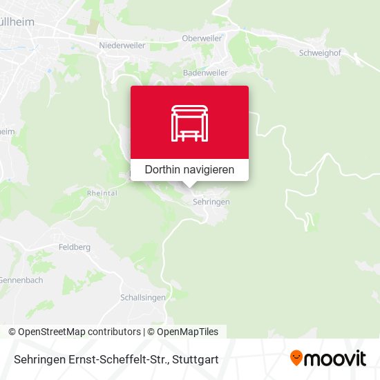 Sehringen Ernst-Scheffelt-Str. Karte