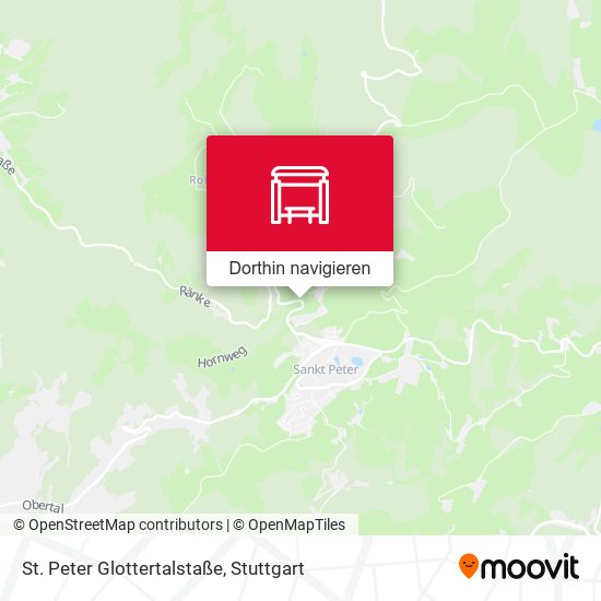 St. Peter Glottertalstaße Karte