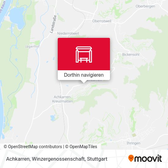 Achkarren, Winzergenossenschaft Karte