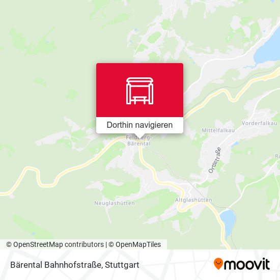Bärental Bahnhofstraße Karte