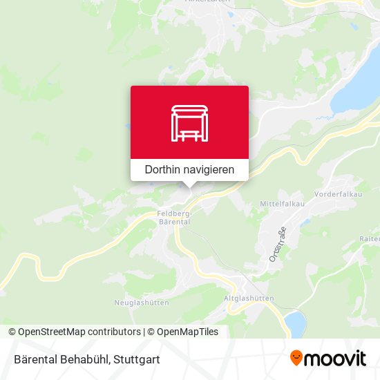 Bärental Behabühl Karte