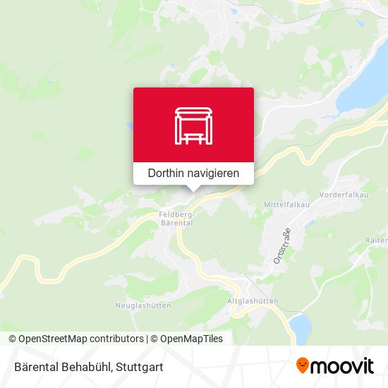 Bärental Behabühl Karte