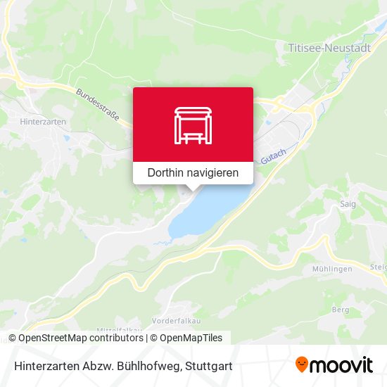 Hinterzarten Abzw. Bühlhofweg Karte