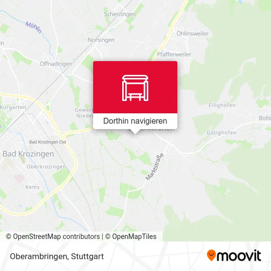 Oberambringen Karte