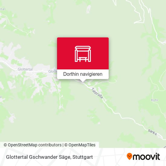 Glottertal Gschwander Säge Karte