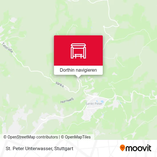 St. Peter Unterwasser Karte