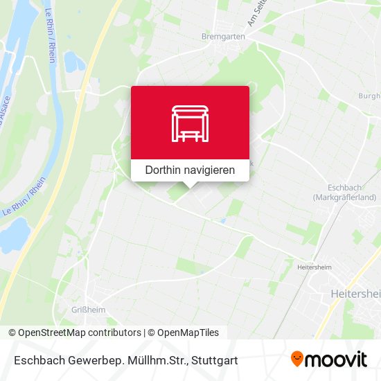 Eschbach Gewerbep. Müllhm.Str. Karte