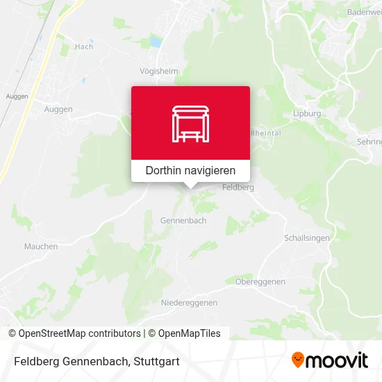 Feldberg Gennenbach Karte