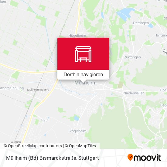 Müllheim (Bd) Bismarckstraße Karte