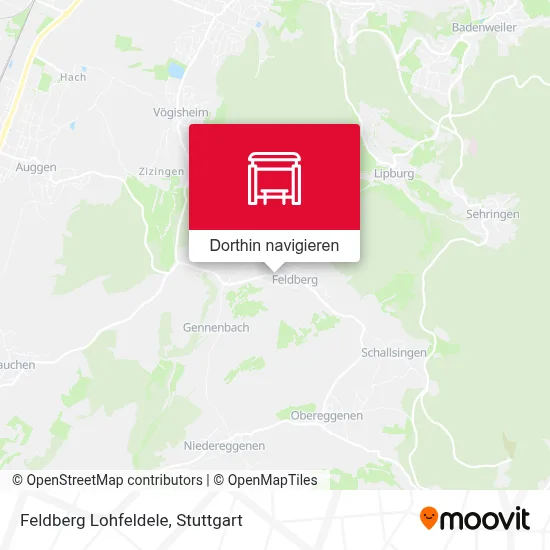 Feldberg Lohfeldele Karte