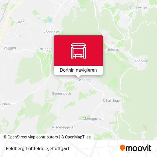 Feldberg Lohfeldele Karte