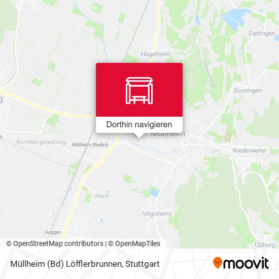Müllheim (Bd) Löfflerbrunnen Karte