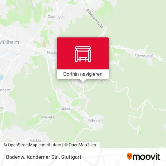 Badenw. Kanderner Str. Karte